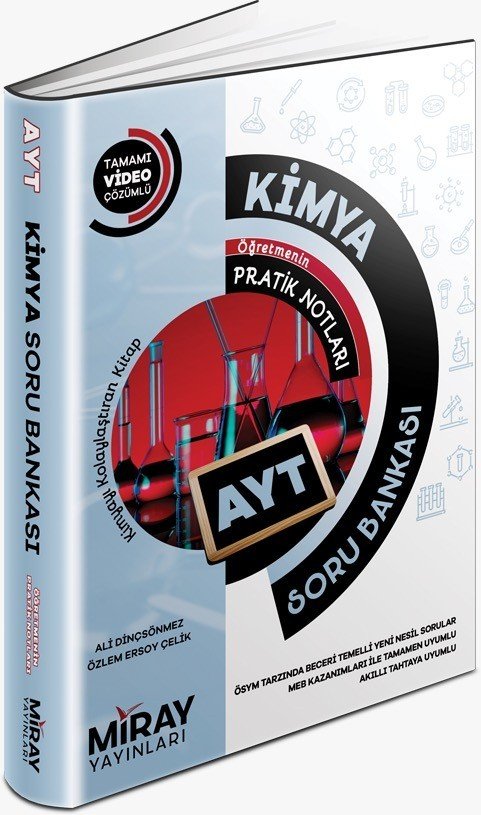 AYT Kimya Tamamı Video Çözümlü Soru Bankası Miray Yayınları