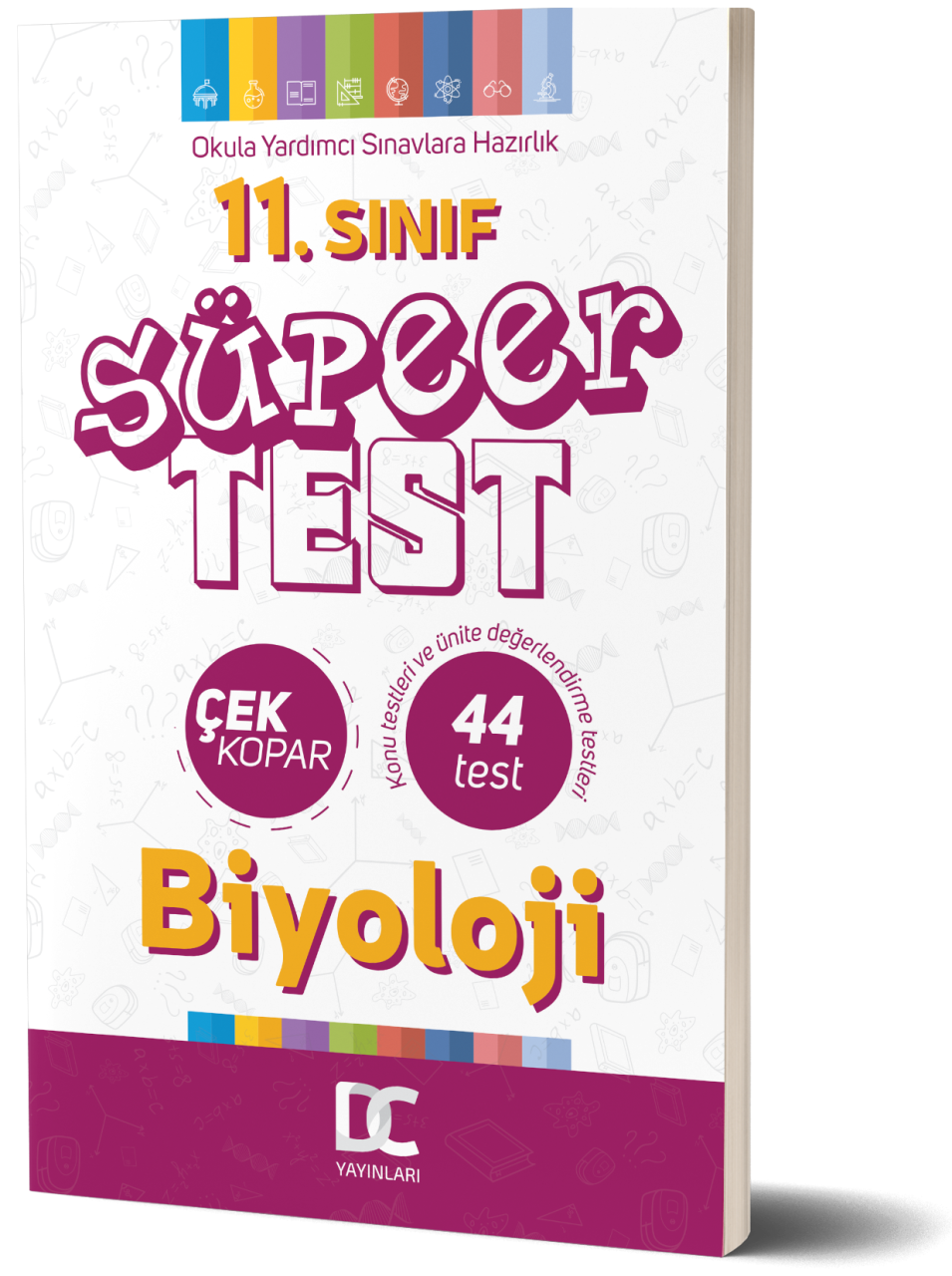 11. SINIF SÜPER TEST BİYOLOJİ ÇEK KOPAR DC YAYINLARI