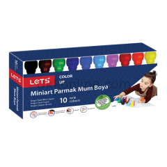 LETS MUM BOYA 10 RENK MİNİART PARMAK