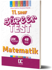 11. SINIF MATEMATİK SÜPER ÇEK KOPAR TEST DC YAYINLARI 2020