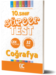 10. SINIF COĞRAFYA SÜPER ÇEK KOPAR DC YAYINLARI