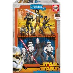 EDUCA COCUK PUZZLE STAR WARS 2x48 16168 REBELS