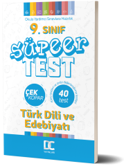 9. SINIF EDEBİYAT SÜPER TEST ÇEK KOPAR DC YAYINLARI 2020