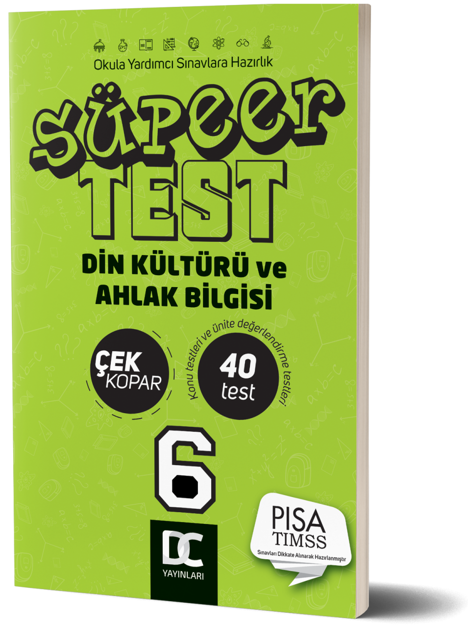 6. SINIF DİNKÜLTÜRÜ SÜPER TEST  ÇEK KOPAR DC  YAYINLARI 2020