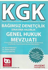 KGK Bağımsız Denetçilik Sınavına Hazırlık Genel Hukuk Mevzuatı Akademi Yayınları