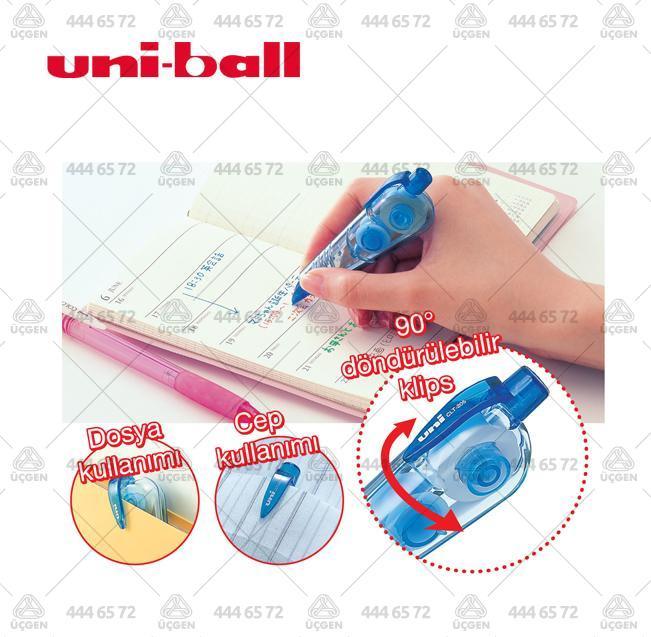Uni CORRECTION TAPE 5mm x 8m Şerit Silici Mavi