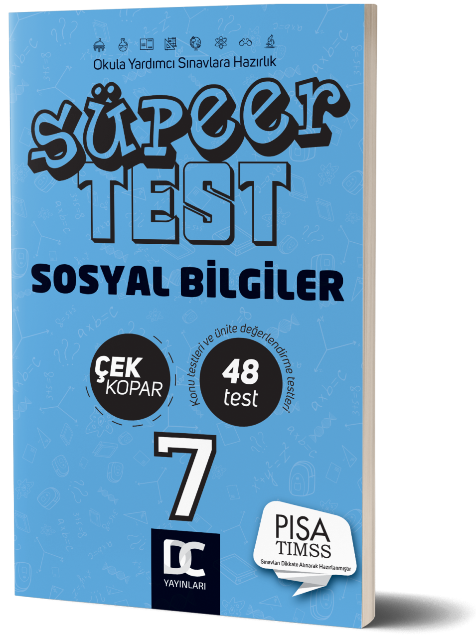 7. SINIF SÜPER TEST ÇEK KOPAR  SOSYAL DC YAYINLARI 2020