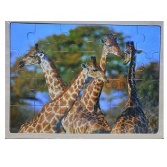 1043TK 4/S VAHŞİ HAYVAN PUZZLE