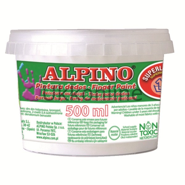 ALPİNO PARMAK BOYA DD 69 500gr BEYAZ