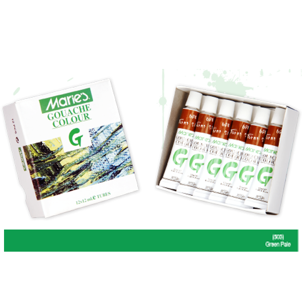 MARİES GUAJ BOYA 503 12 ml GREEN PALE