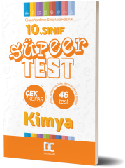 10. SINIF SÜPER TEST KİMYA DC YAYINLARI  2020
