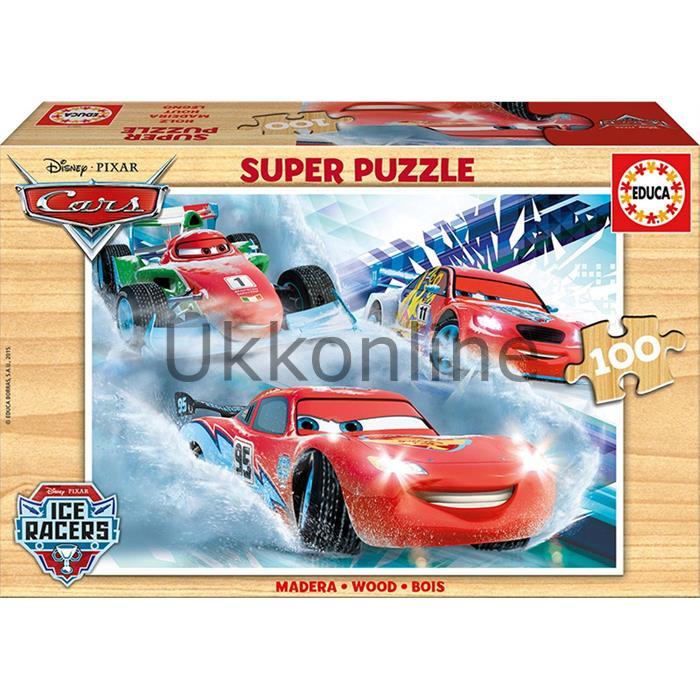 Educa 100 Parça Ahşap Puzzle (Cars) 16800