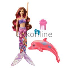 FBD64 BARBIE DENİZKIZI SİHİRLİ YUNUSLAR /Barbie Sihirli Yunuslar Filmi +3 yaş