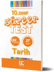 10. SINIF SÜPER TEST TARİH DC YAYINLARI 2020