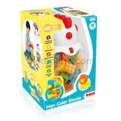 5129 TAVUK RENKLİ BLOKLAR 45 PARÇA TORBA