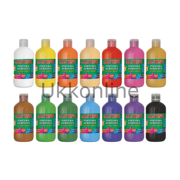 ALPİNO AKRİLİK BOYA 250 ml DV 032 MOR