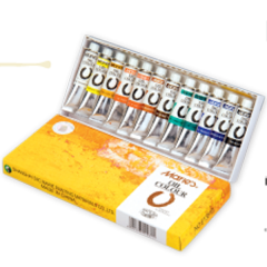 MARİES YAĞLI BOYA E1381 12 RENK 12 ML
