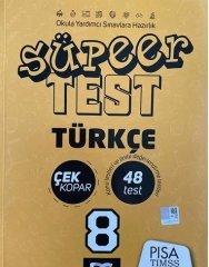 8. SINIF LGS SÜPER TEST TÜRKÇE DC YAYINLARI 2020