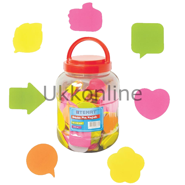 TEMAT NOT KAĞIT 45-50mm KARIŞIK ŞEKİLLİ