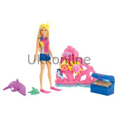 FCJ29 OKYANUS HARİKALARI OYUN SETİ /Barbie Sihirli Yunuslar Filmi +3 yaş