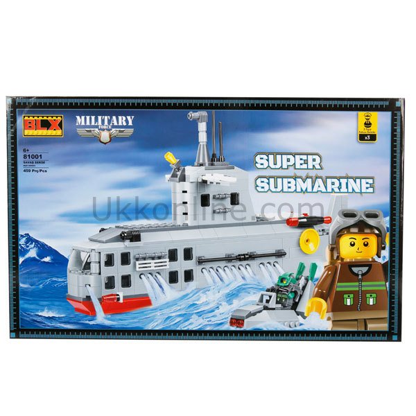 00800 SUN ASKER ARAÇ SET DENİZALTI 459PRÇ.-RST-JIE