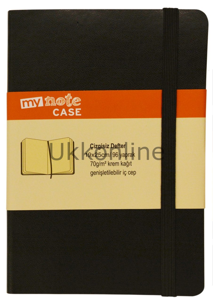 MYN108-B-D MYNOTE CASE 19X25 DEFTER 96 YP DUZ SIYAH