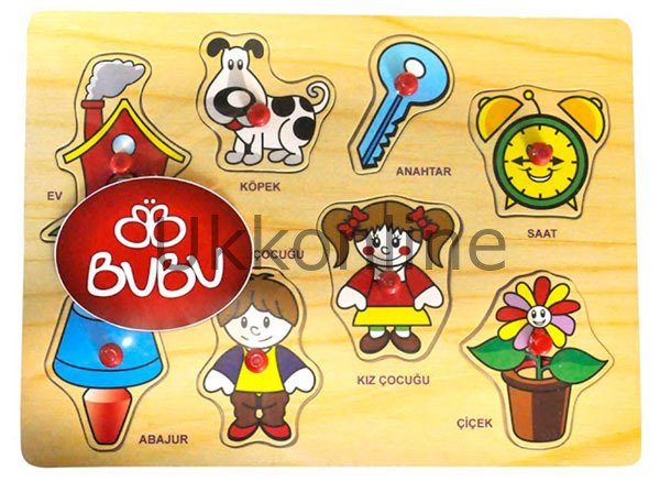 BU-BU AHŞAP PUZZLE EŞYALAR