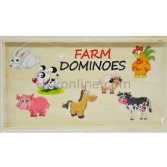 7046 AHŞAP DOMİNO