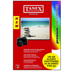 TANEX FOTOĞRAF KAĞIT 180gr A-4 25 Lİ
