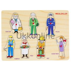 BU-BU AHŞAP PUZZLE MESLEKLER