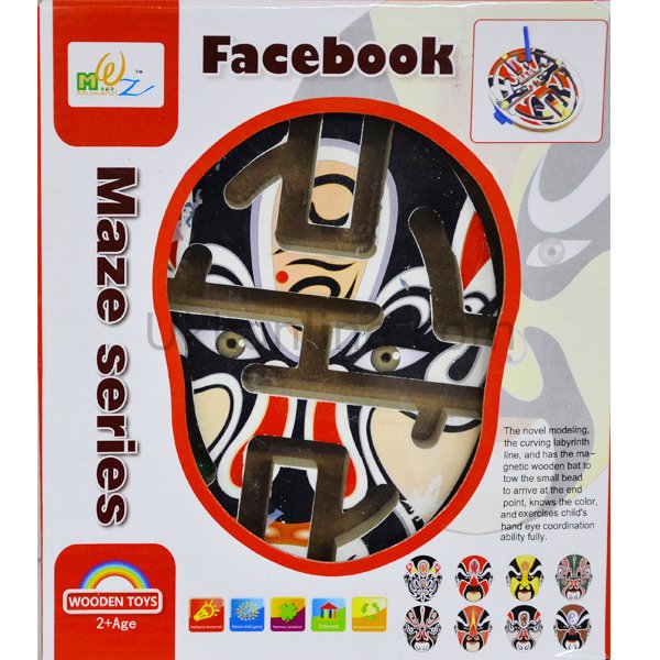7049 AHŞAP FACEBOOK MANYETİK LABİRENT