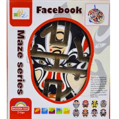 7049 AHŞAP FACEBOOK MANYETİK LABİRENT