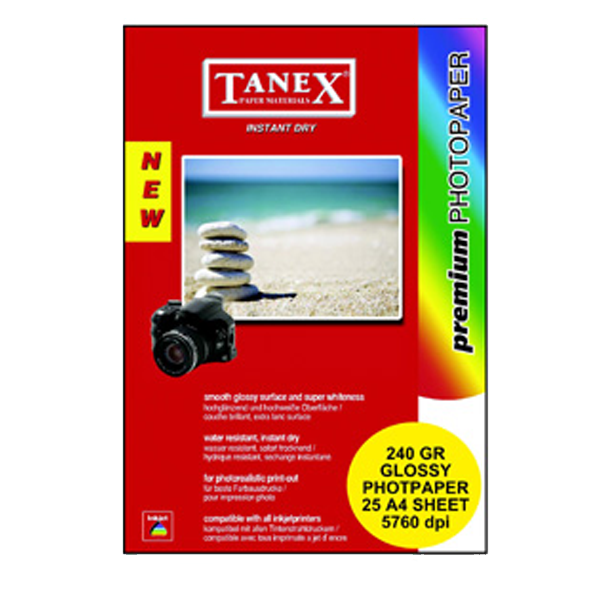 TANEX FOTOĞRAF KAĞIT 240gr A-4 20 LU