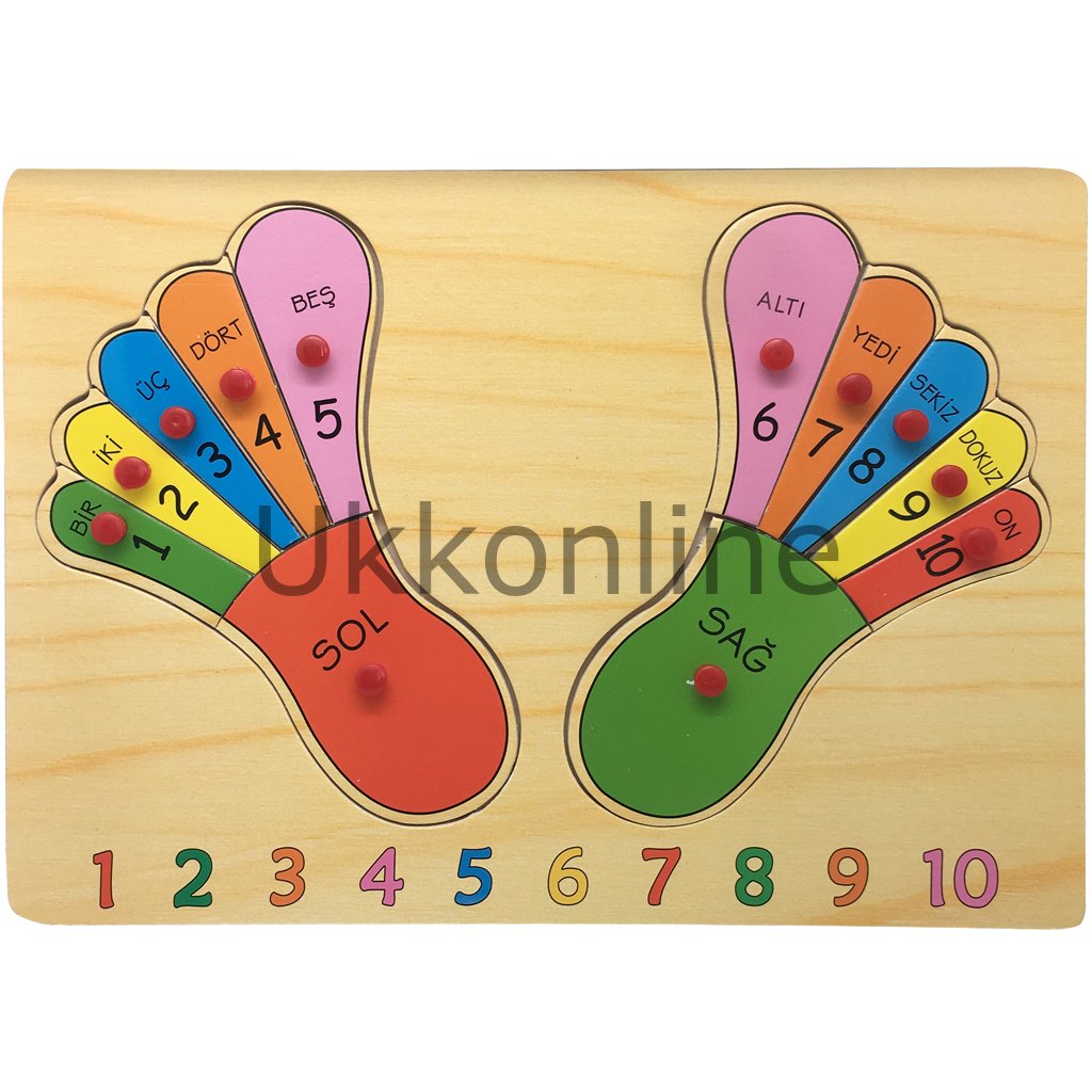 BU-BU AHŞAP PUZZLE AYAKLAR