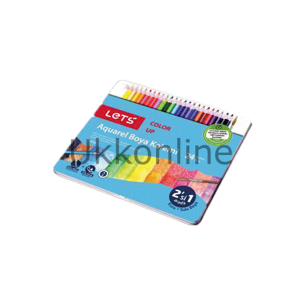 LETS BOYA KALEMİ 24 RENK AQUAREL