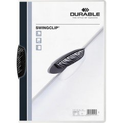 DURABLE SWINGCLIP SİYAH SIKIŞTIRMALI DOSYA 3'LÜ SET