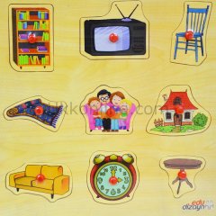 7087 AHŞAP EVİMİZ YAPBOZ
