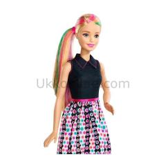 Mattel DHL90 Barbie Renkli Saçlar Oyun Seti