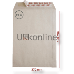 DOĞAN TORBA ZARFI 370-450 KRAFT 90GR