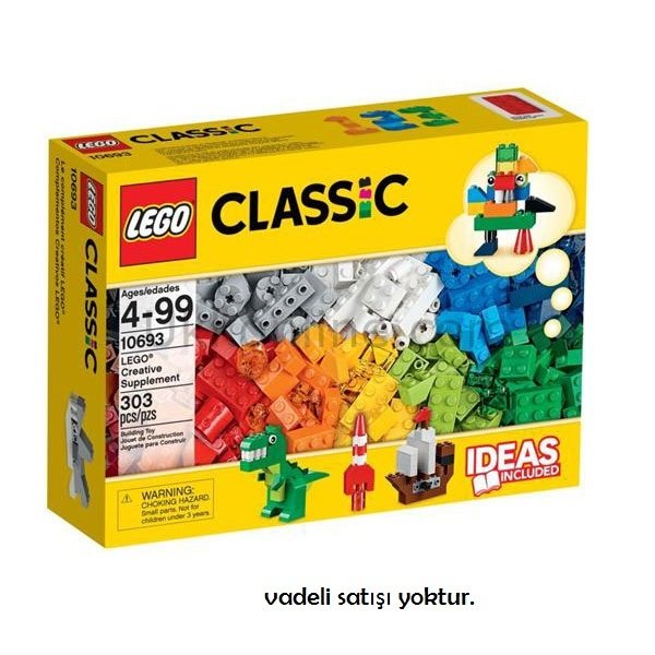 LMC10693 CLASSIC YARATICI EK PARÇALAR /303pcs/ 4-99 yaş LEGO