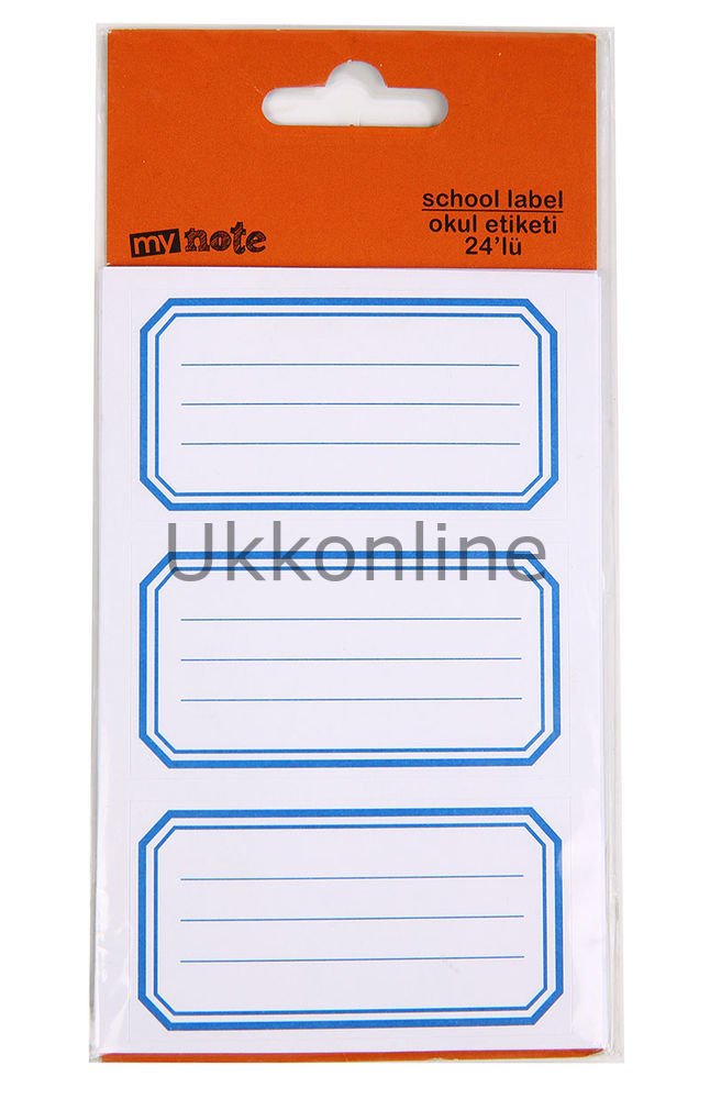 UC1400-1 UC OKUL ETİKETİ 8X3 24LU KLASİK