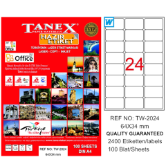 TANEX LAZER ETİKET 64-34 TW 2024