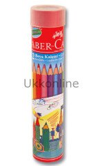 Faber Castell 12li Kuru Boya Kalemi Tüplü
