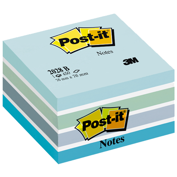 POSTİT NOT KAĞIT 2028 B 76-76 MAVİ TONLAR