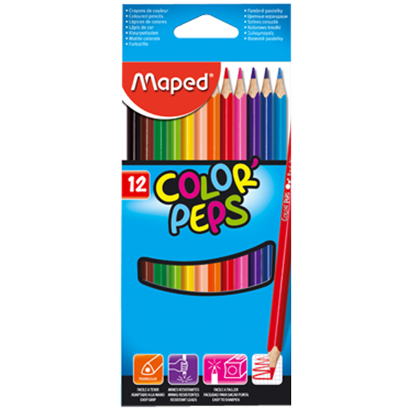 MAPED BOYA KALEMİ PEPS 12 RENK KUTU