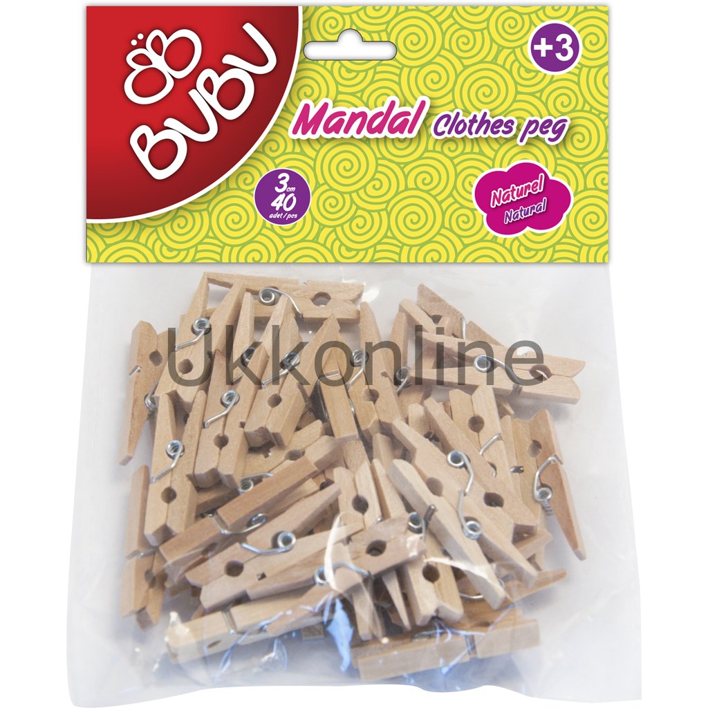 BU-BU MANDAL 3 CM 40LI  NATURAL