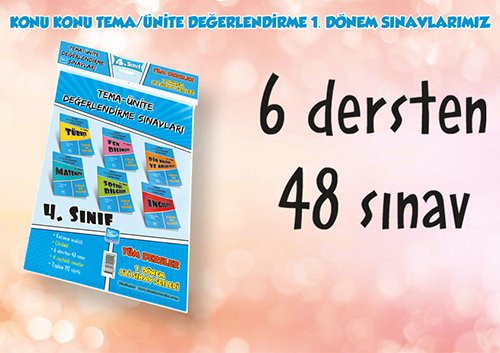 4. Sınıf Ünite / Tema Değerlendirme Sınavları Seti