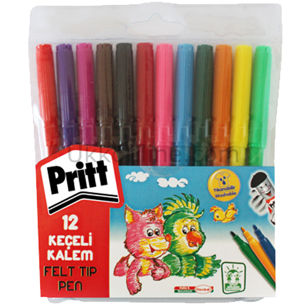 PRİTT KEÇELİ KALEM 12 RENK