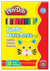 Play-Doh Jumbo Üçgen Kuru Boya 12 Renk