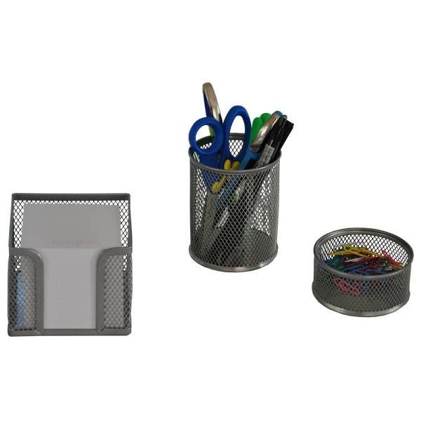 BAFİX MASA SETİ METAL FİLELİ 3 LÜ GÜMÜŞ